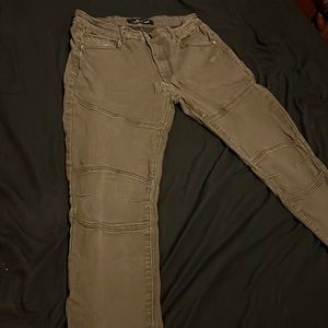 Greenish brown skinny jeans! Rarely worn!
